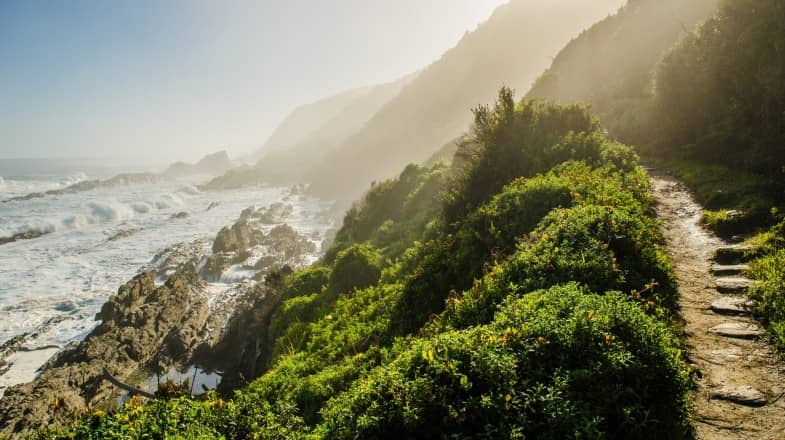 Randonnée du sentier des loutres en Afrique du Sud