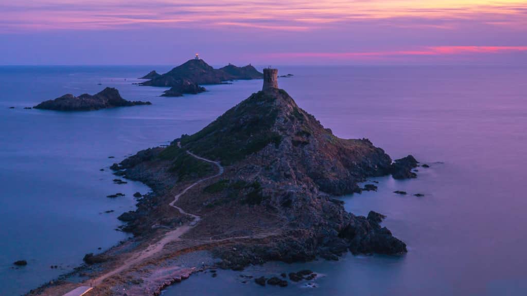 archipel des îles Sanguinaires près d'Ajaccio en Corse