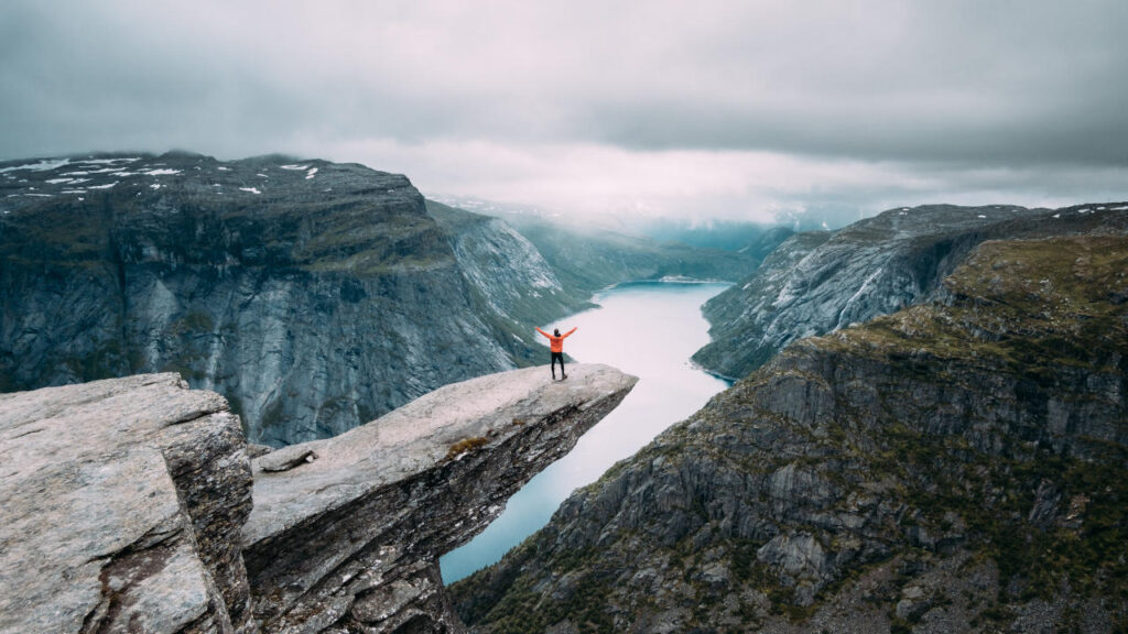 Randonnée en Norvège -Trolltunga