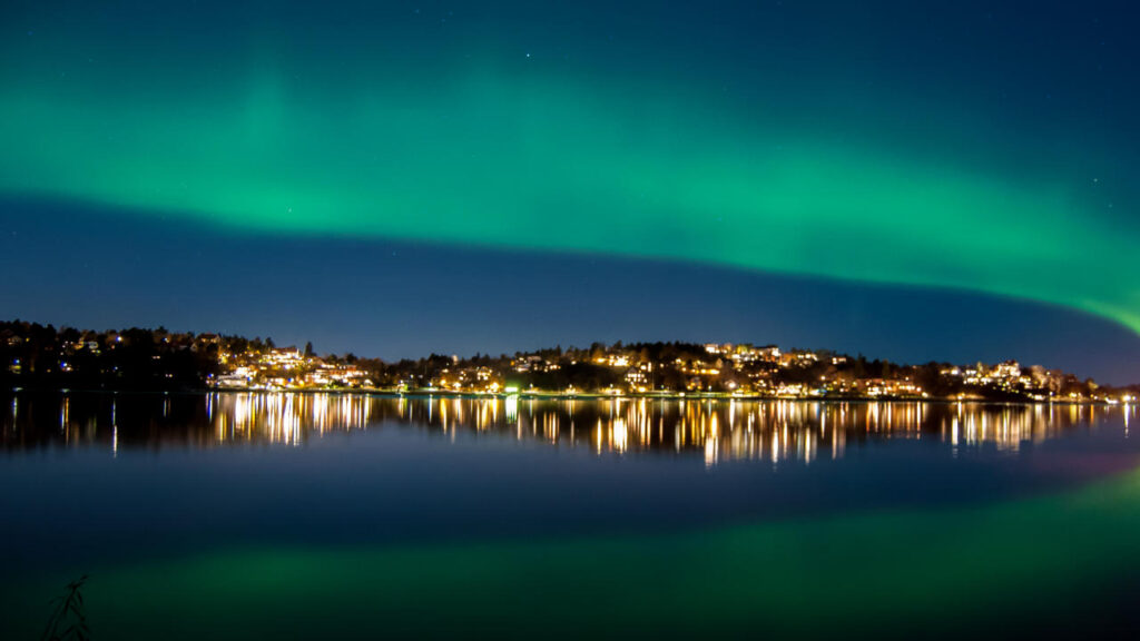 Aurores boréales à Stockholm