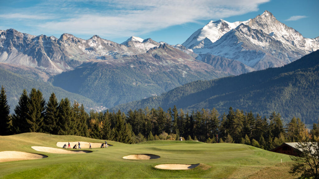 Le Golf Club de Crans-Sur-Sierre en Suisse