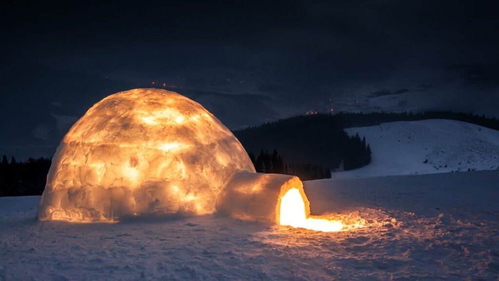 Dormir dans un Igloo