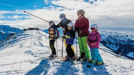 vacances au ski en famille