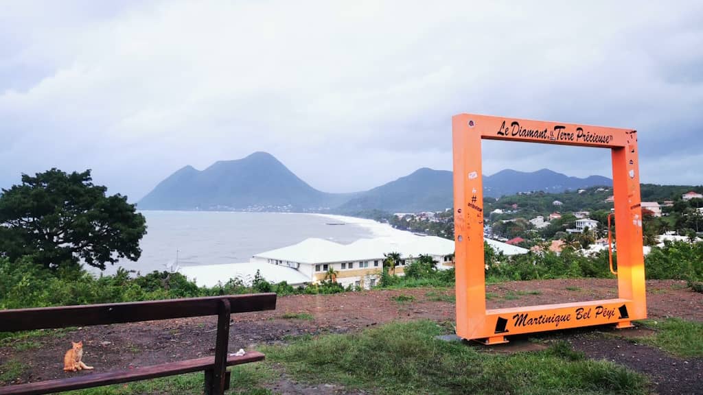 La Baie du Diamant à l’approche d’une onde tropicale (vigilance jaune).
