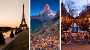 6 destinations romantiques à visiter cet hiver en Europe ! Destinations romantiques _ Paris, Zermatt, Amsterdam