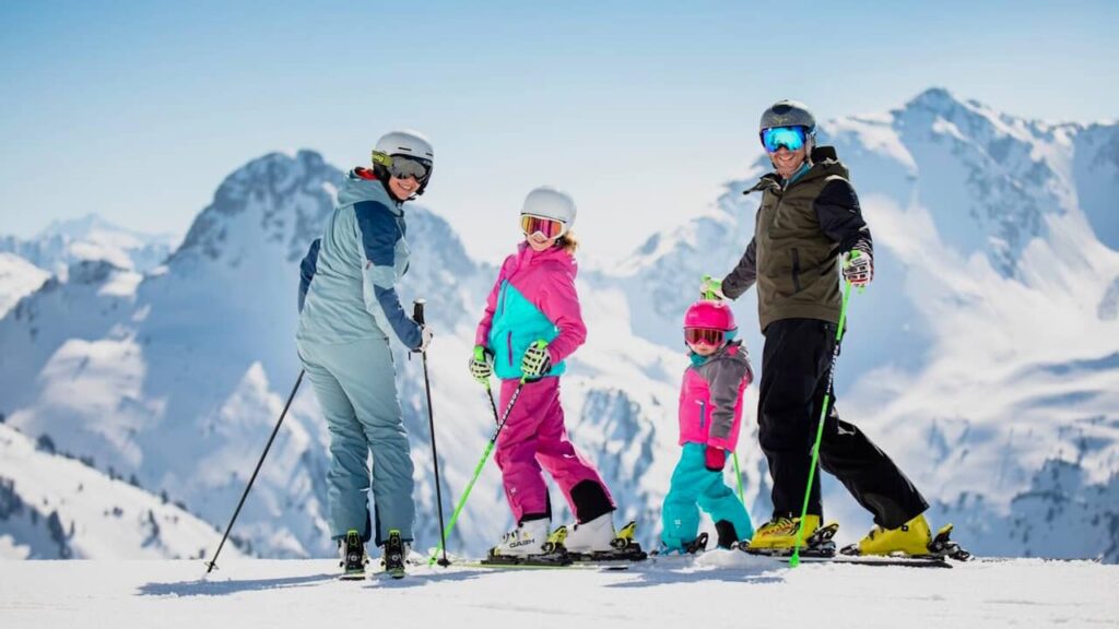 vacances au ski en famille