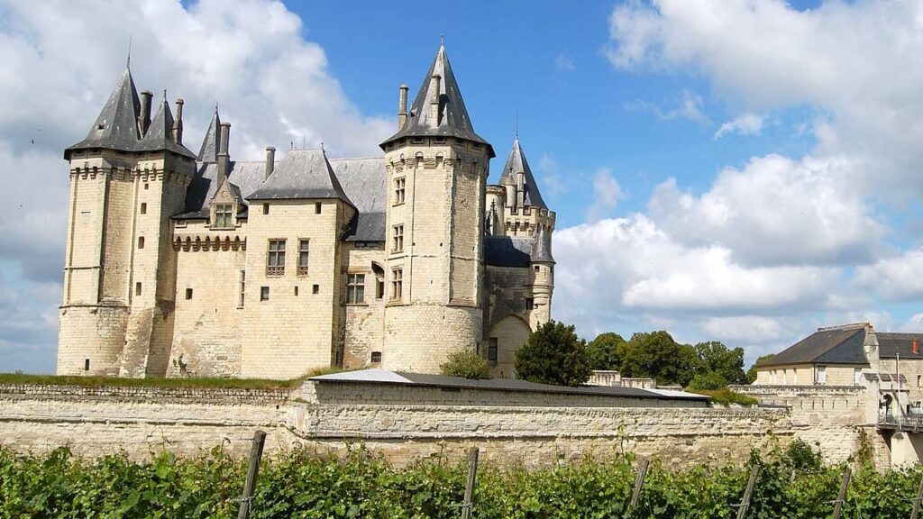 château de Chinon dans le Val de Loire
