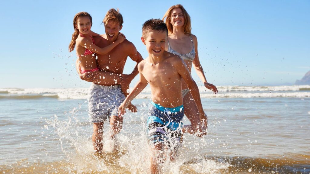 vacances famille plage
