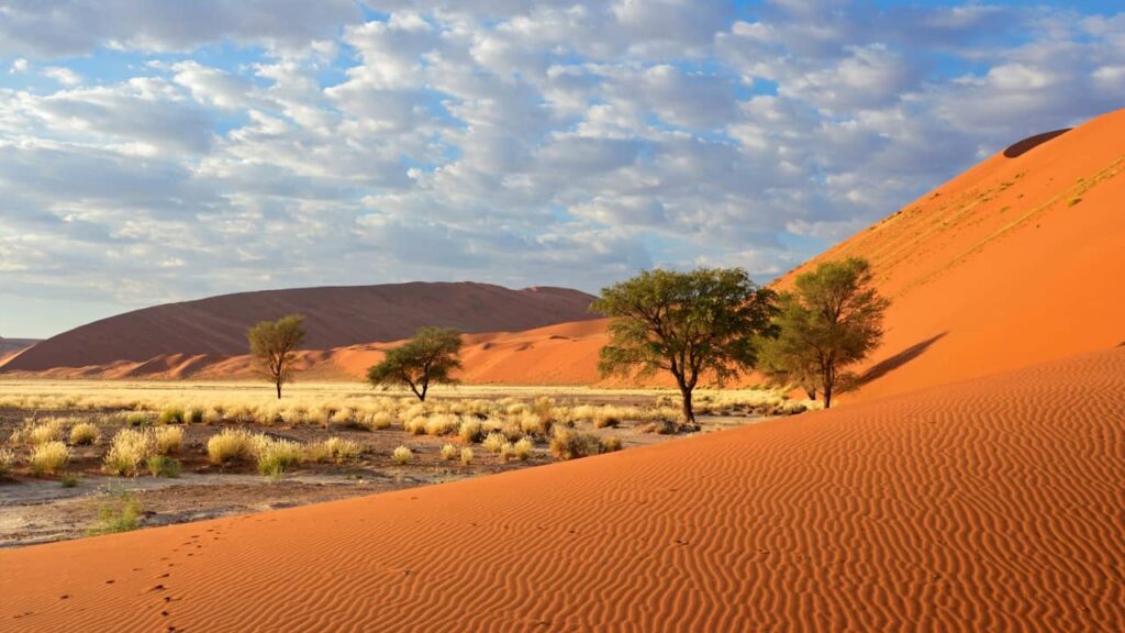 dunes namibie paysage