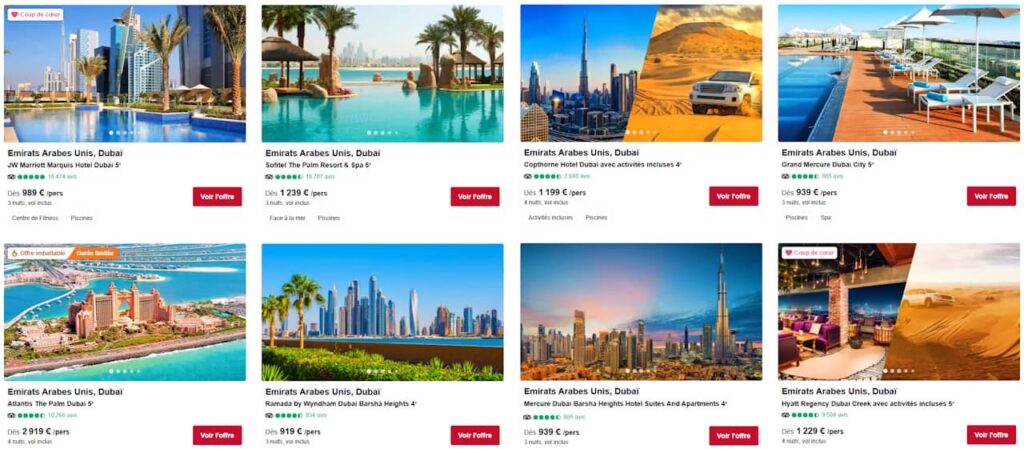 voyage dubai emirates holidays hotels