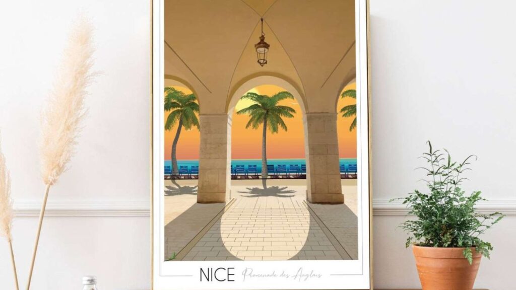 cadre affiche voyage