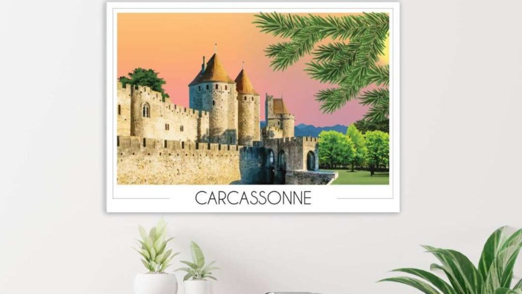 decoration voyage affiche cadre