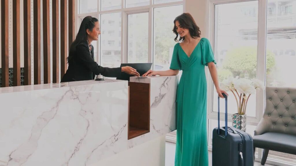 Hôtellerie de luxe : accueil