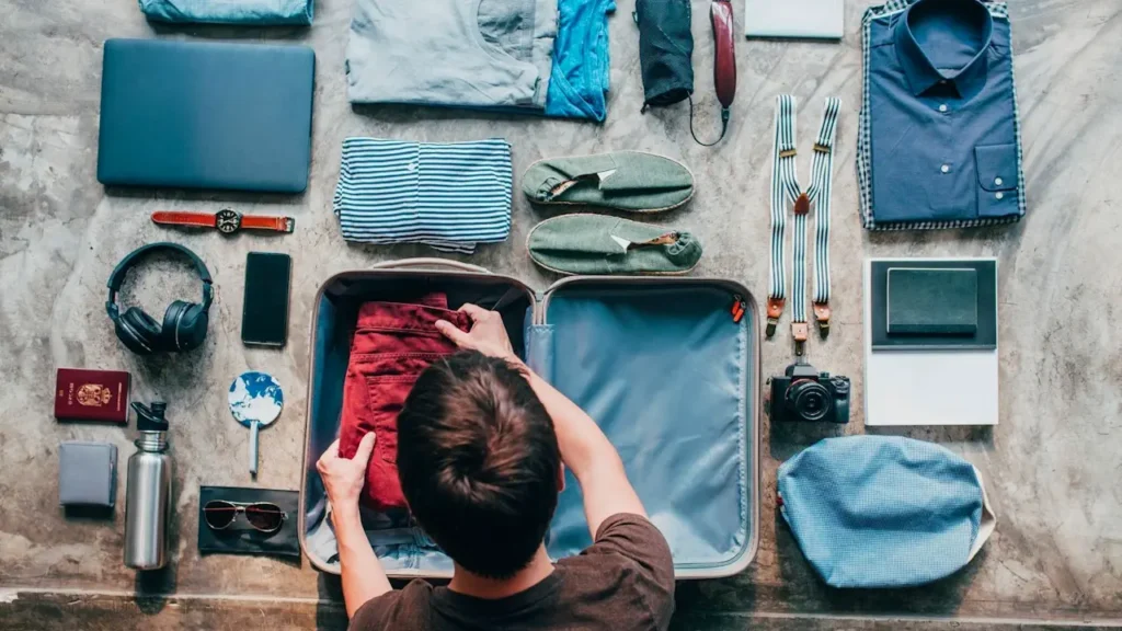 préparation valise road trip
