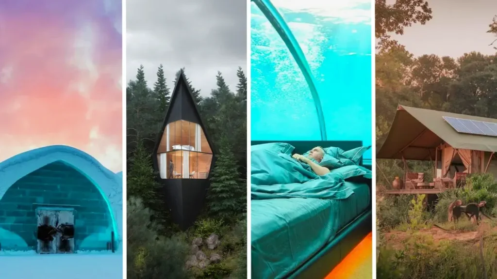 Hébergements insolites : de la jungle tropicale aux glaces de Laponie, le nouveau luxe est expérientiel Hébergements insolites : de la jungle tropicale aux glaces de Laponie, le nouveau luxe est expérientiel