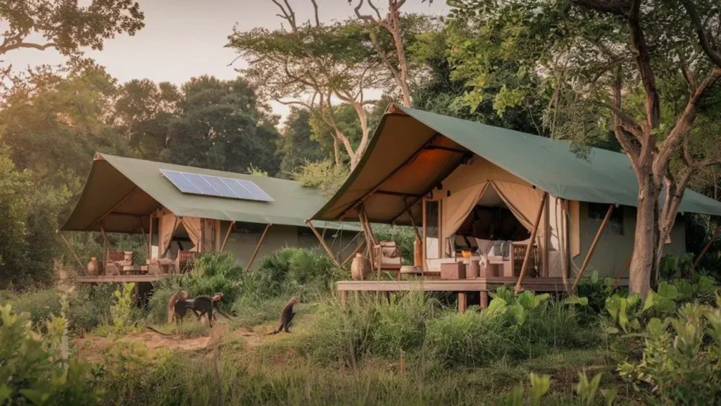 tentes safaris glamping en Afrique