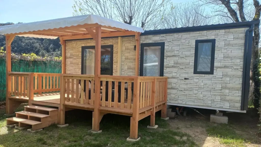 mobile home en Ardèche
